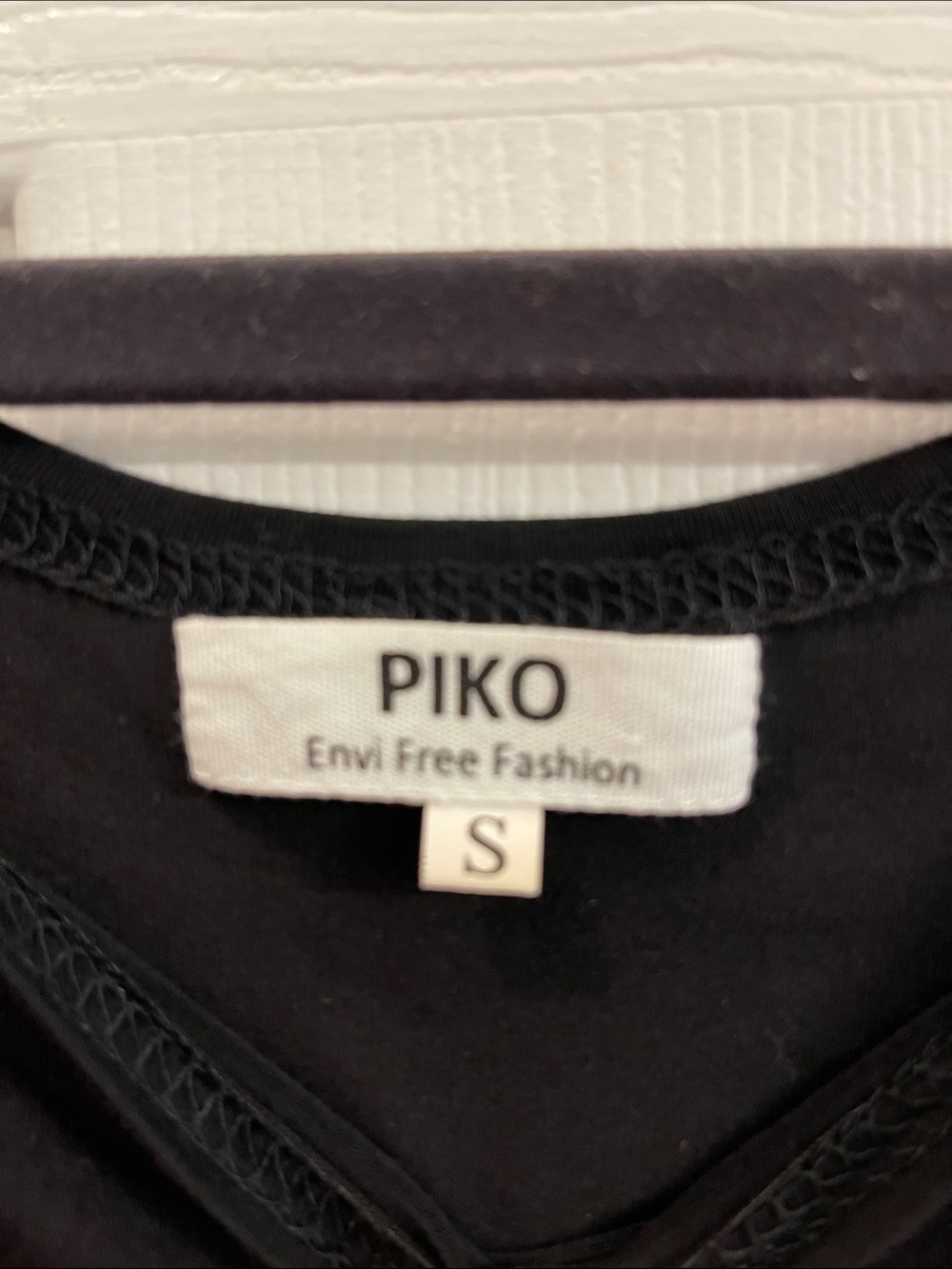 Piko 1988 Black Long Sleeve Dress Small - Picture 2 of 3